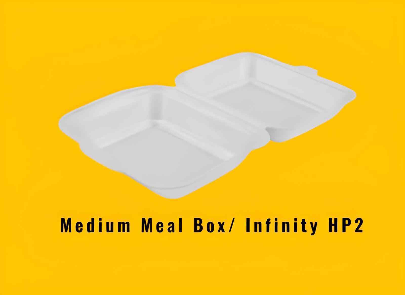 HP9/HP2 Infinity Kebab Boxes (White) 1x220