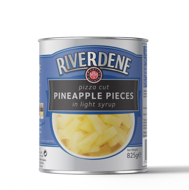BOX Riverdene  Pineapple Pizza Cut 12x850g