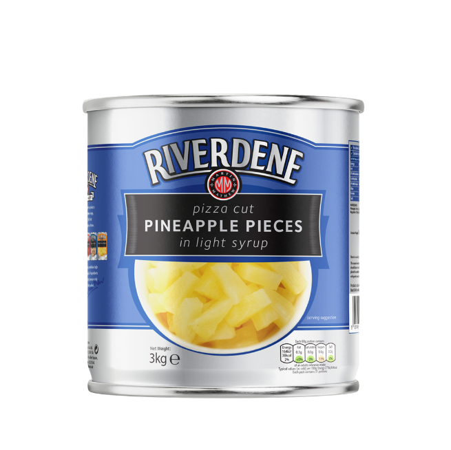 BOX Riverdene Pineapple Pizza Cut (6xA10)