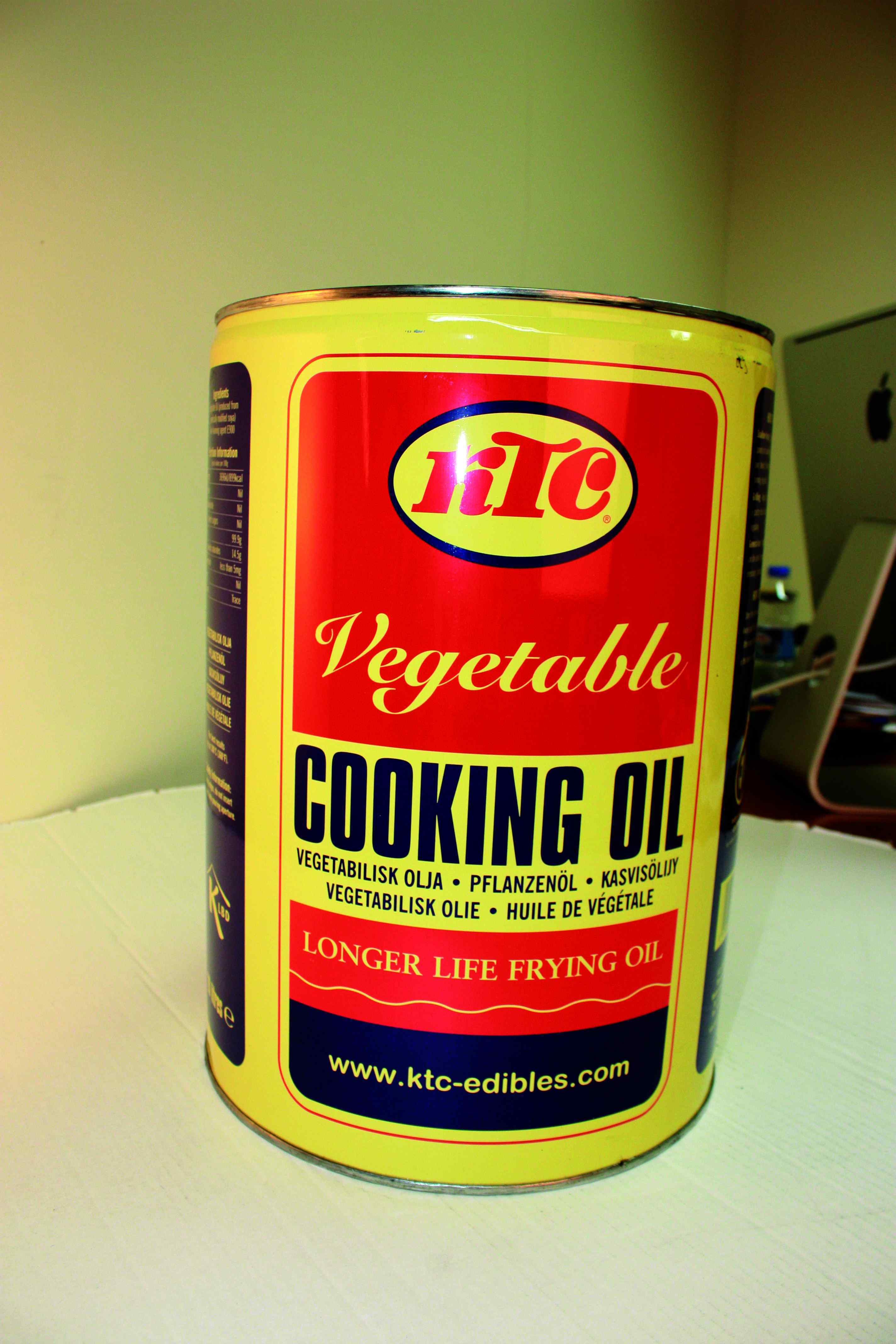 Tin KTC Vegetable  Oil (20 ltr)
