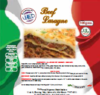 Halal Beef Lasagne (8 x 500g)